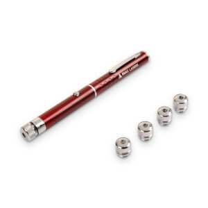 Emax rode laserpen met 5 caps